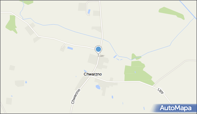 Chwarzno, Chwarzno, mapa Chwarzno