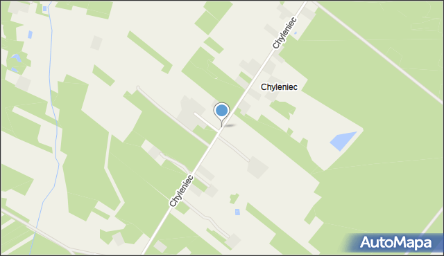Chyleniec, Chyleniec, mapa Chyleniec