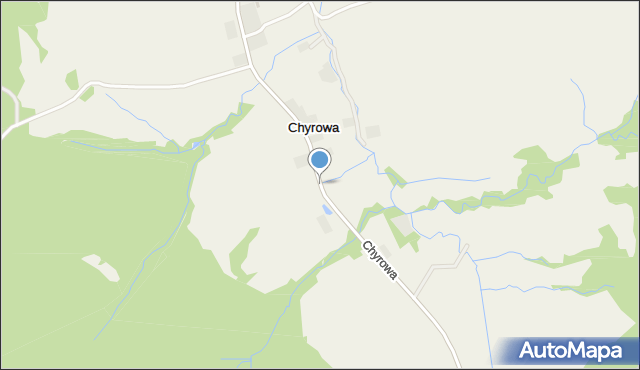 Chyrowa, Chyrowa, mapa Chyrowa