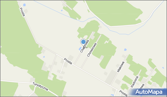 Czarne Błoto, Chabrowa, mapa Czarne Błoto