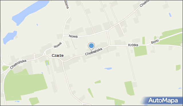 Czarże, Chełmińska, mapa Czarże