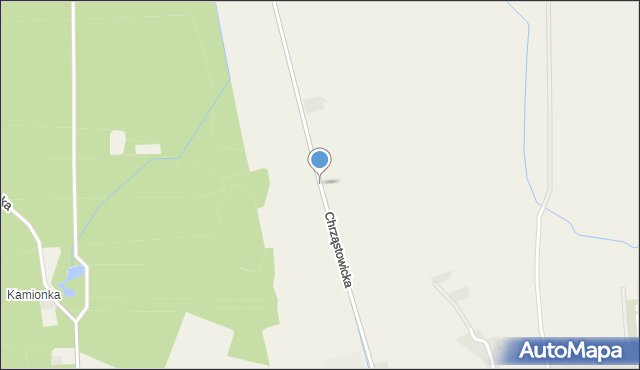 Dębie gmina Chrząstowice, Chrząstowicka, mapa Dębie gmina Chrząstowice