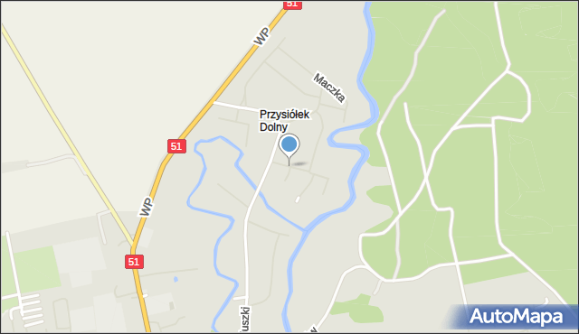 Dobre Miasto, Chłopickiego Józefa, gen., mapa Dobre Miasto