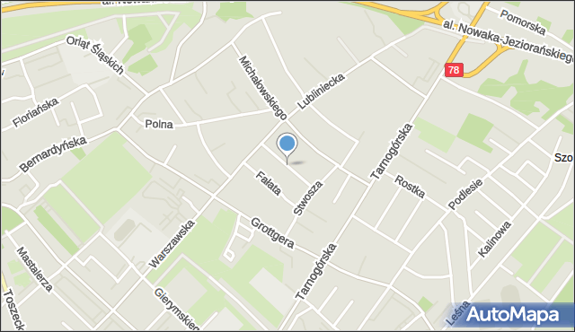 Gliwice, Chełmońskiego Józefa, mapa Gliwic
