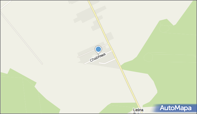 Głobino, Chabrowa, mapa Głobino