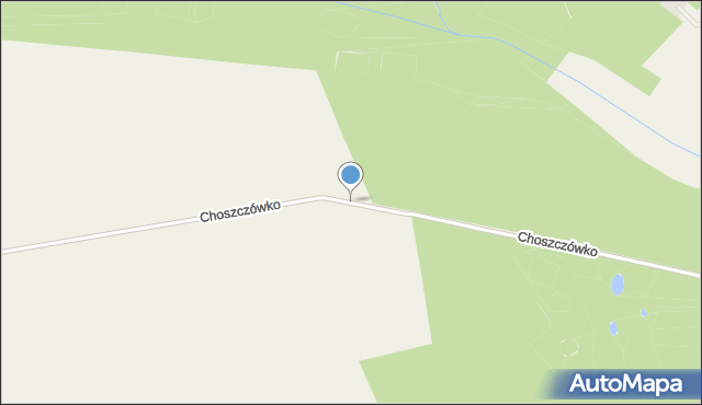Grzymiradz, Choszczówko, mapa Grzymiradz