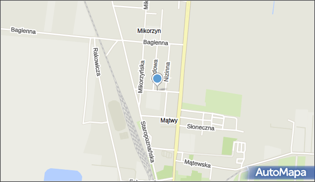 Inowrocław, Chemiczna, mapa Inowrocławia