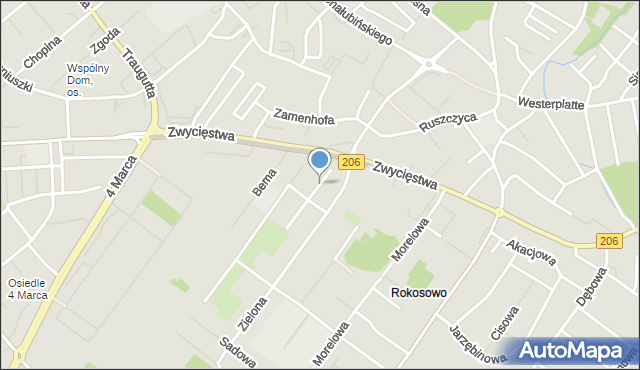 Koszalin, Chodkiewicza Jana Karola, hetm., mapa Koszalina