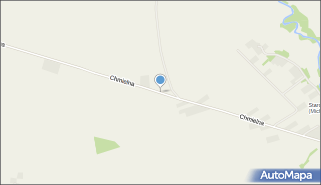 Michalów gmina Sułów, Chmielna, mapa Michalów gmina Sułów