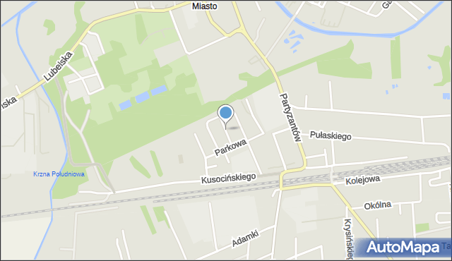 Międzyrzec Podlaski, Chełmońskiego Józefa, mapa Międzyrzec Podlaski