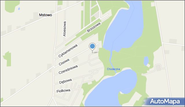 Mstowo, Chmielna, mapa Mstowo