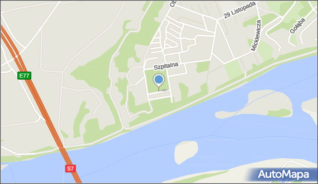 Nowy Dwór Mazowiecki, Chałubińskiego Tytusa, mapa Nowy Dwór Mazowiecki