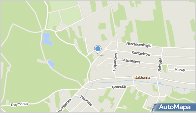 Otwock, Chabrowa, mapa Otwock
