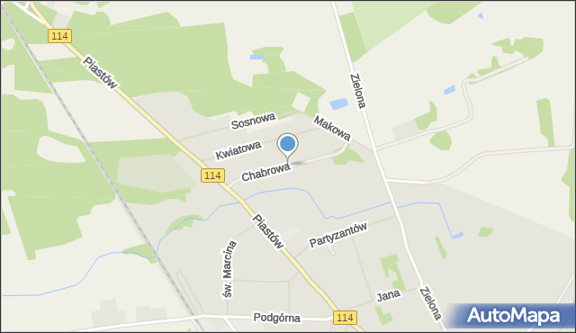 Police, Chabrowa, mapa Police