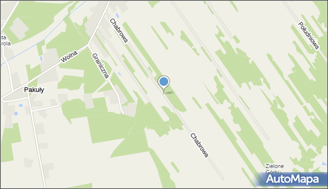 Rudnik Mały gmina Starcza, Chabrowa, mapa Rudnik Mały gmina Starcza