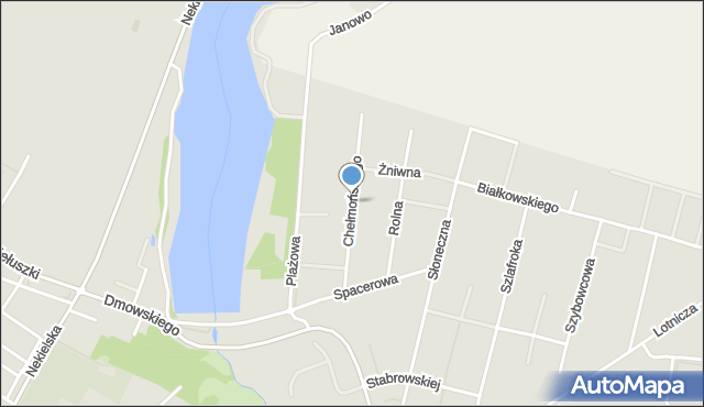 Środa Wielkopolska, Chełmońskiego Józefa, mapa Środa Wielkopolska