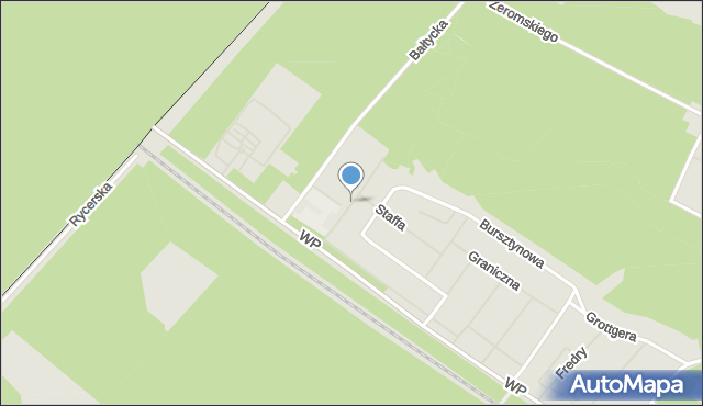 Świnoujście, Chodorowskiej Anny Beaty, mapa Świnoujście