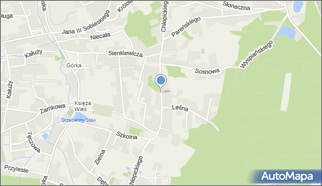 Tenczynek, Chłopickiego Józefa, gen., mapa Tenczynek