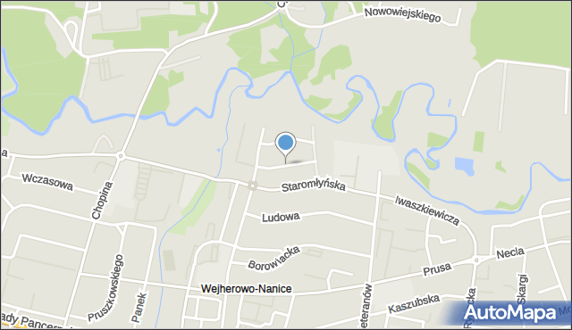 Wejherowo, Chełmońskiego Józefa, mapa Wejherowo