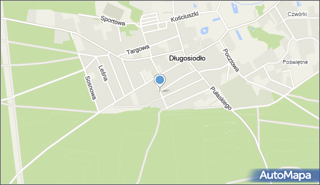 Wólka Grochowa, Chomicza Bolesława, mapa Wólka Grochowa