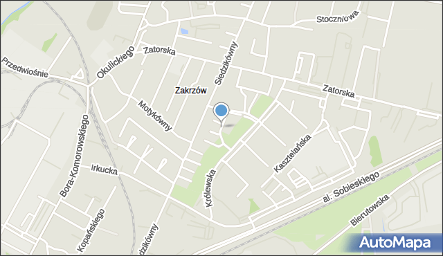 Wrocław, Charkowska, mapa Wrocławia
