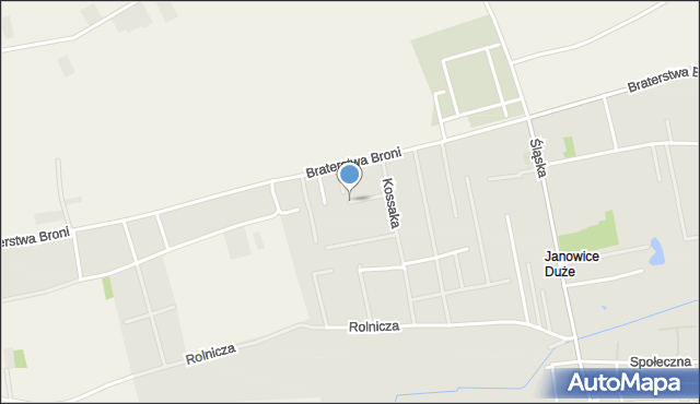 Zamość, Chełmońskiego Józefa, mapa Zamościa
