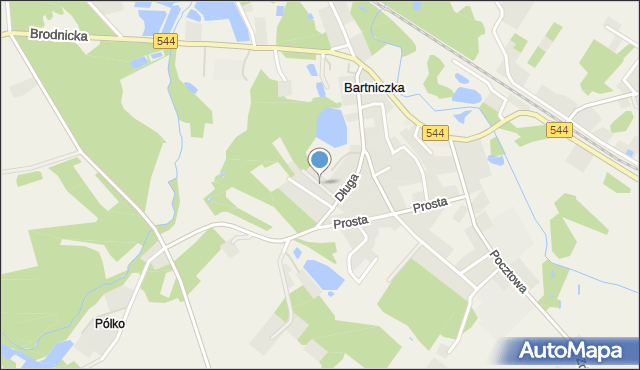 Bartniczka, Cicha, mapa Bartniczka
