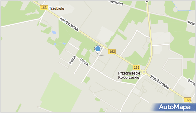 Białogard, Ciszewskiego Jana, mapa Białogard