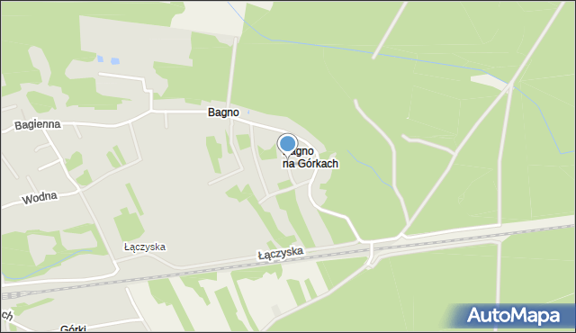 Brzesko, Cichy Kącik, mapa Brzesko