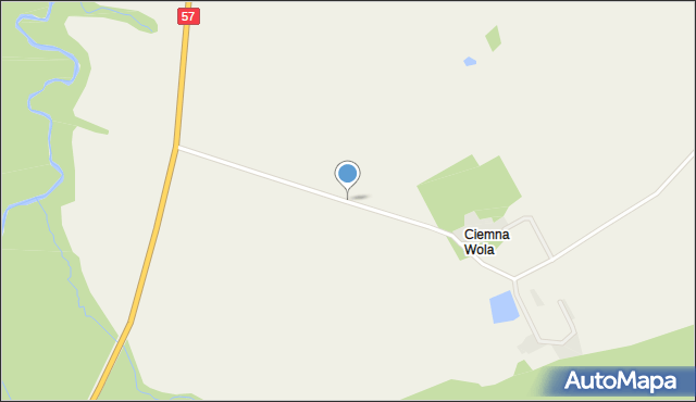 Ciemna Wola, Ciemna Wola, mapa Ciemna Wola