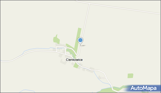 Cienkowice, Cienkowice, mapa Cienkowice