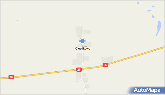 Cieplikowo, Cieplikowo, mapa Cieplikowo