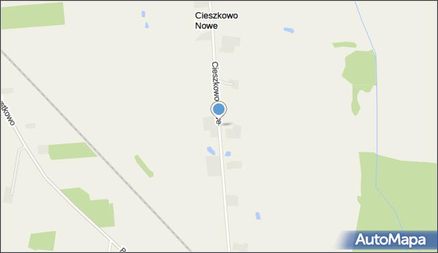Cieszkowo Nowe, Cieszkowo Nowe, mapa Cieszkowo Nowe