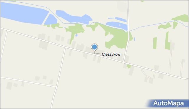 Cieszyków, Cieszyków, mapa Cieszyków