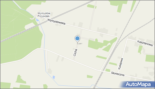 Czarnca, Cicha, mapa Czarnca