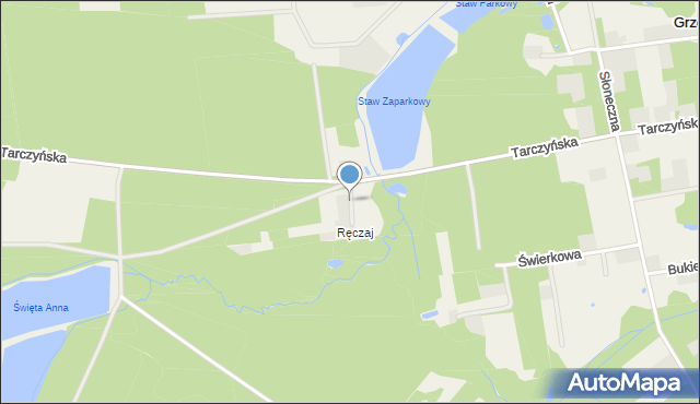 Grzegorzewice gmina Żabia Wola, Ciepła, mapa Grzegorzewice gmina Żabia Wola