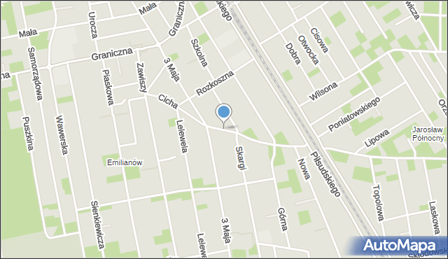 Józefów powiat otwocki, Cicha, mapa Józefów powiat otwocki