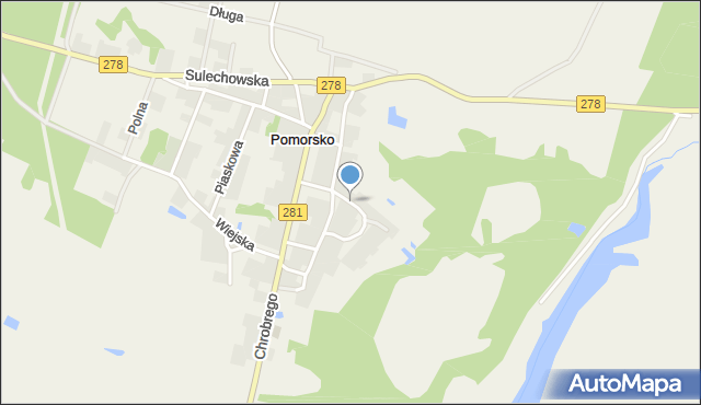 Pomorsko, Cicha, mapa Pomorsko