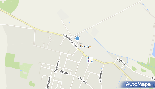 Przemków, Cicha, mapa Przemków