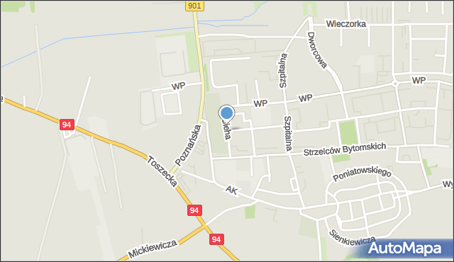 Pyskowice powiat gliwicki, Cicha, mapa Pyskowice powiat gliwicki
