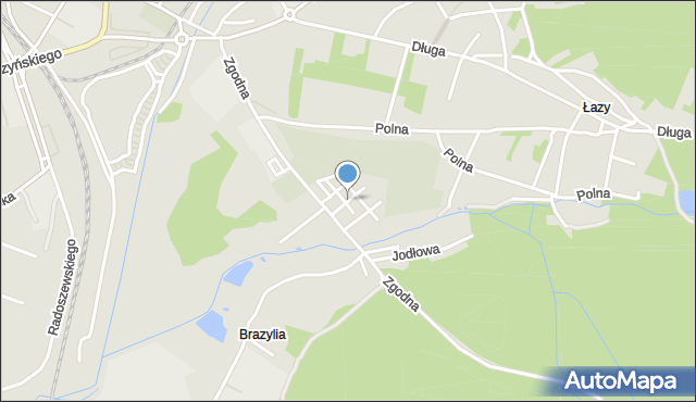 Starachowice, Cicha, mapa Starachowic