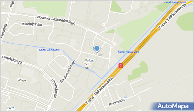 Warszawa, Cichociemnych, mapa Warszawy