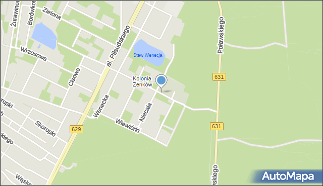 Marki powiat wołomiński, Cmentarna, mapa Marki powiat wołomiński