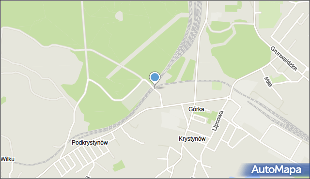 Trzebinia powiat chrzanowski, Cmentarna, mapa Trzebinia powiat chrzanowski