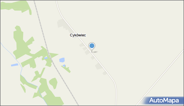 Cykówiec, Cykówiec, mapa Cykówiec