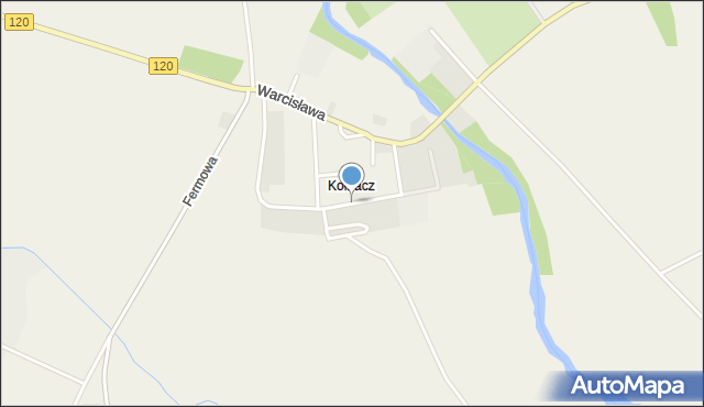 Kołbacz, Cystersów, mapa Kołbacz