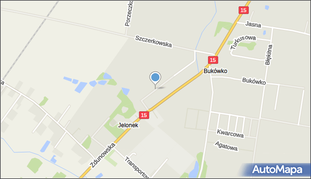 Krotoszyn, Cytrynowa, mapa Krotoszyna