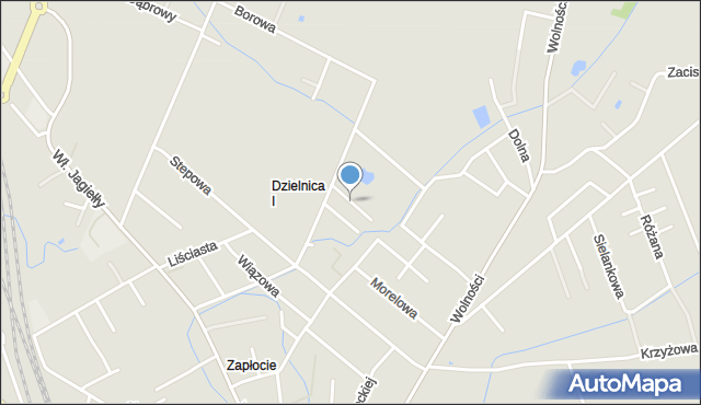 Opole, Cytrynowa, mapa Opola