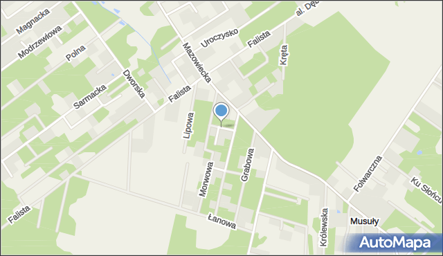 Osowiec gmina Żabia Wola, Cytrynowa, mapa Osowiec gmina Żabia Wola