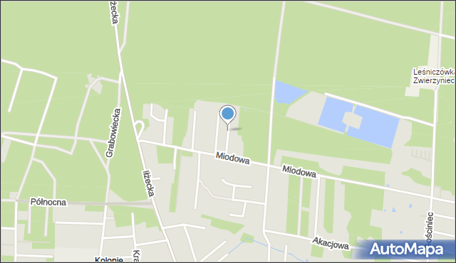 Ostrowiec Świętokrzyski, Cytrynowa, mapa Ostrowiec Świętokrzyski